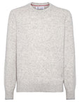 Brunello Cucinelli Brunello Cucinelli Flecked alpaca, wool, silk and cotton sweater