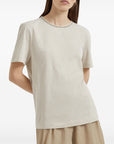 Brunello Cucinelli Brunello Cucinelli Cotton Stripe T-Shirt