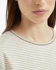 Brunello Cucinelli Brunello Cucinelli Cotton Stripe T-Shirt