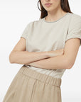 Brunello Cucinelli Brunello Cucinelli Cotton Stripe T-Shirt