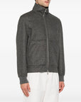 Brunello Cucinelli Brunello Cucinelli Check-pattern zip-up bomber jacket