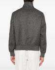 Brunello Cucinelli Brunello Cucinelli Check-pattern zip-up bomber jacket