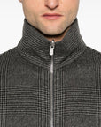 Brunello Cucinelli Brunello Cucinelli Check-pattern zip-up bomber jacket