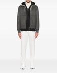 Brunello Cucinelli Brunello Cucinelli Check-pattern zip-up bomber jacket