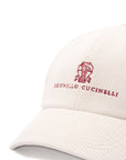 Brunello Cucinelli Brunello Cucinelli Baseball hat in comfortable cotton and cashmere corduroy with embroidered logo