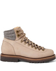 Brunello Cucinelli Brunello Cucinelli Nubuck mountain-style boots with wool and cashmere insert