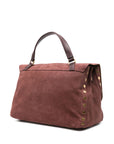 Zanellato Zanellato Postina Jones Medium handbag in vinaccio suede leather