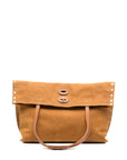 Zanellato Zanellato studded foldover tote bag