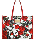 Dolce & Gabbana Dolce & Gabbana Large rose-print shoulder bag