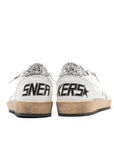 Golden Goose Golden Goose Ball Star Wishes in nappa leather with glitter star and heel tab