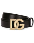Dolce & Gabbana Dolce & Gabbana DG Logo leather belt