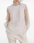 Brunello Cucinelli Brunello Cucinelli Pussybow silk blouse