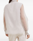 Brunello Cucinelli Brunello Cucinelli Pussybow silk blouse