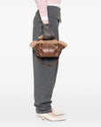 Hereu Hereu Leather shearling tote bag