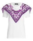 Dolce & Gabbana Dolce & Gabbana foulard-panelled cotton T-shirt