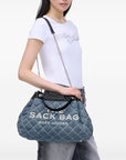 Marc Jacobs Marc Jacobs The Quilted Denim Large Chain Sack Bag