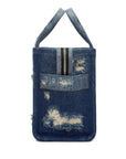 Marc Jacobs Marc Jacobs The Rip And Repair Denim Small Tote Bag