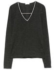 Brunello Cucinelli Brunello Cucinelli V-neck embellished sweater