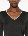 Brunello Cucinelli Brunello Cucinelli V-neck embellished sweater