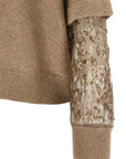 Brunello Cucinelli Brunello Cucinelli Sequin-embellished high-neck sweater