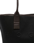 Hogan Pre Hogan Pre Script Shopping leather-trimmed tote bag