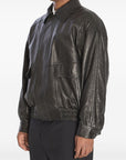 Saint Laurent Saint Laurent Leather flap-pocket jacket