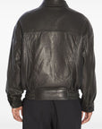 Saint Laurent Saint Laurent Leather flap-pocket jacket