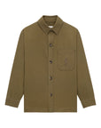 Saint Laurent Saint Laurent Cassandre overshirt in cotton and linen gabardine