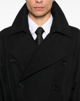 Saint Laurent Saint Laurent Button-fastening belted jacket