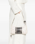 Jacquemus JACQUEMUS The Bisou Perle ball-embellished shoulder bag