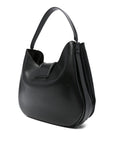 Emporio Armani Emporio Armani Braided-detail leather shoulder bag