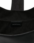 Emporio Armani Emporio Armani Braided-detail leather shoulder bag
