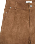 Ami Paris Ami Paris Suede leather trousers