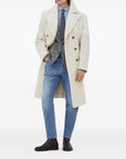 Brunello Cucinelli Brunello Cucinelli Alpaca and wool overcheck Prince of Wales deconstructed Cavallo blazer