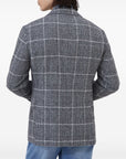 Brunello Cucinelli Brunello Cucinelli Alpaca and wool overcheck Prince of Wales deconstructed Cavallo blazer