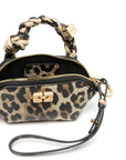 Ganni Ganni Leopard Nano Bou Bag