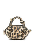 Ganni Ganni Leopard Nano Bou Bag