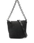 Emporio Armani Emporio Armani Small Hobo Bag in Embossed Leather