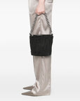 Emporio Armani Emporio Armani Small Hobo Bag in Embossed Leather