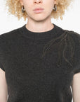 Brunello Cucinelli Brunello Cucinelli Embellished knitted vest