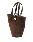 JACQUEMUS JACQUEMUS Crocodile-Effect Ring-Detail Tote Bag