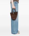 JACQUEMUS JACQUEMUS Crocodile-Effect Ring-Detail Tote Bag