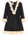 Valentino Valentino Ruffle-trim mini dress
