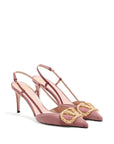 Valentino Garavani Valentino Garavani 80mm VLogo Signature embellished pumps