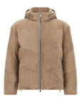Brunello Cucinelli Brunello Cucinelli Quilted suede down jacket