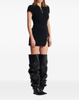 Balmain Balmain Short zipped tweed skirt