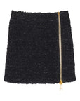 Balmain Balmain Short zipped tweed skirt