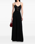 Emporio Armani Emporio Armani Cut-out dress in techno cady with jewel detail