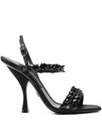 Dolce & Gabbana Dolce & Gabbana- Sandal with Rhinestone Embroidery