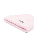 Ganni Ganni Wool Ribbed Knit Hat